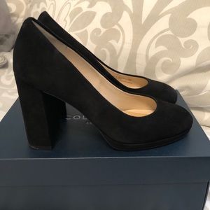 Cole Haan Renner Grand Pump black suede 7.5